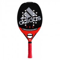 RAQUETE ADIDAS BEACH TENNIS METALBONE TEAM H24 - PRETO/VERMELHO